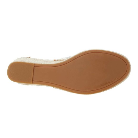 Tory Burch Selby Snake Printed Leather Wedge Platform Espadrille Sandals - Picture 4 of 6